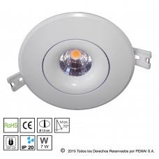 Serie C3 Basculante - Ø 8.5 cm 7 Watt - Blanco Neutro